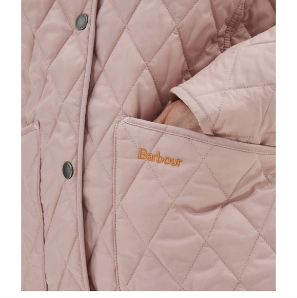 Pink Barbour Annandale Quilted Jacket for Women. Small - Picture 3 of 7